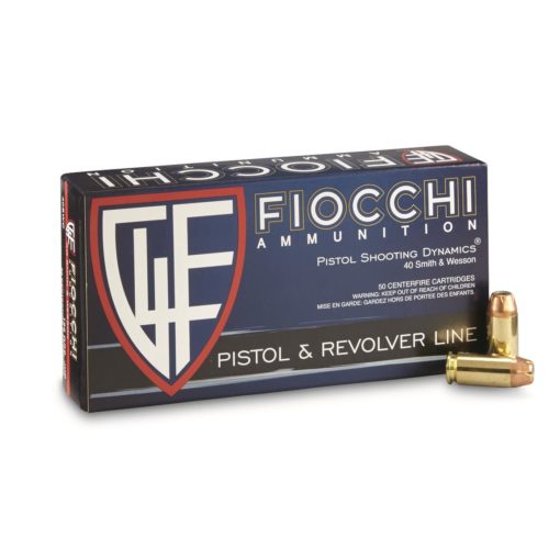 Fiocchi Shooting Dynamics .40 S&W 165gr JHP - 50 rds - FAST SHIPPING