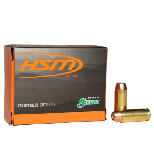 HSM 10mm Auto 180gr JHP (Sierra Pro Pistol) - 20 rds - FAST SHIPPING