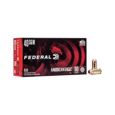 Federal American Eagle 40 S&W 180gr FMJ 50-rds