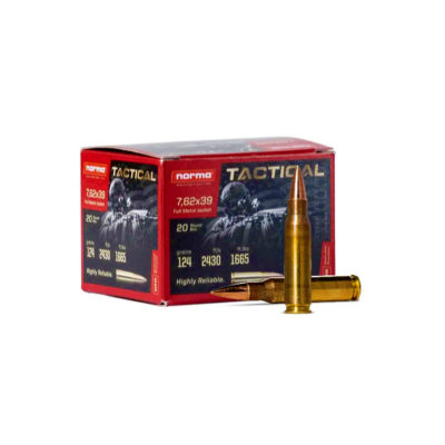NORMA 7.62x39mm 124gr FMJ – 20 rds