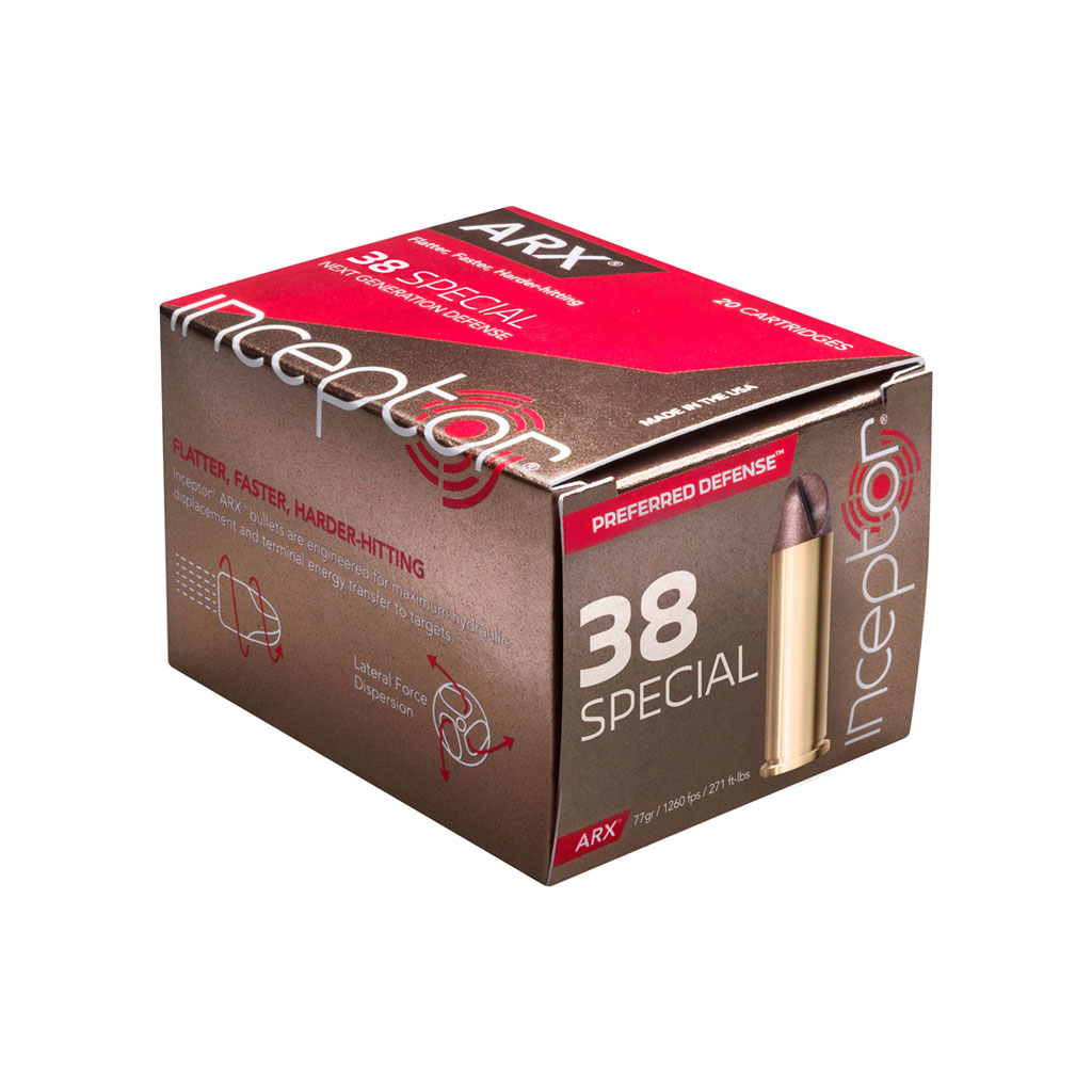 Inceptor Preferred Defense ARX Lead-Free Ammo