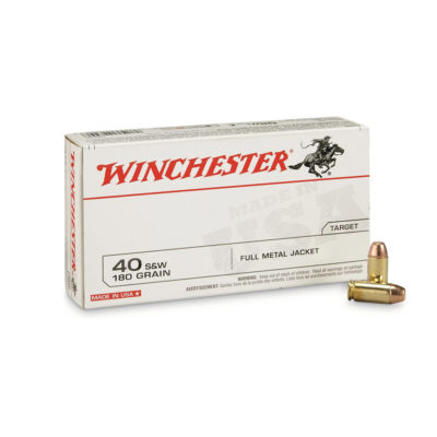 Winchester .40 S&W 180gr FMJ